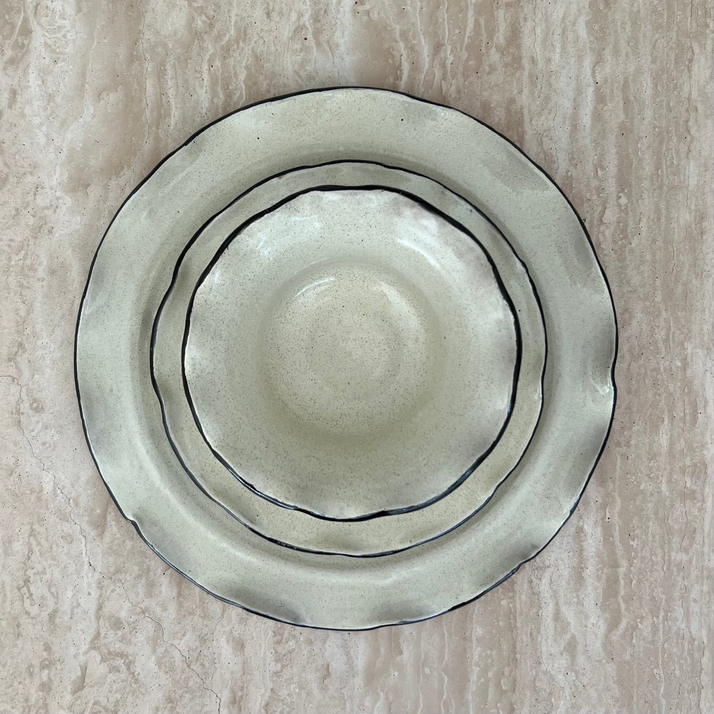 Scalloped Dining Set of 6