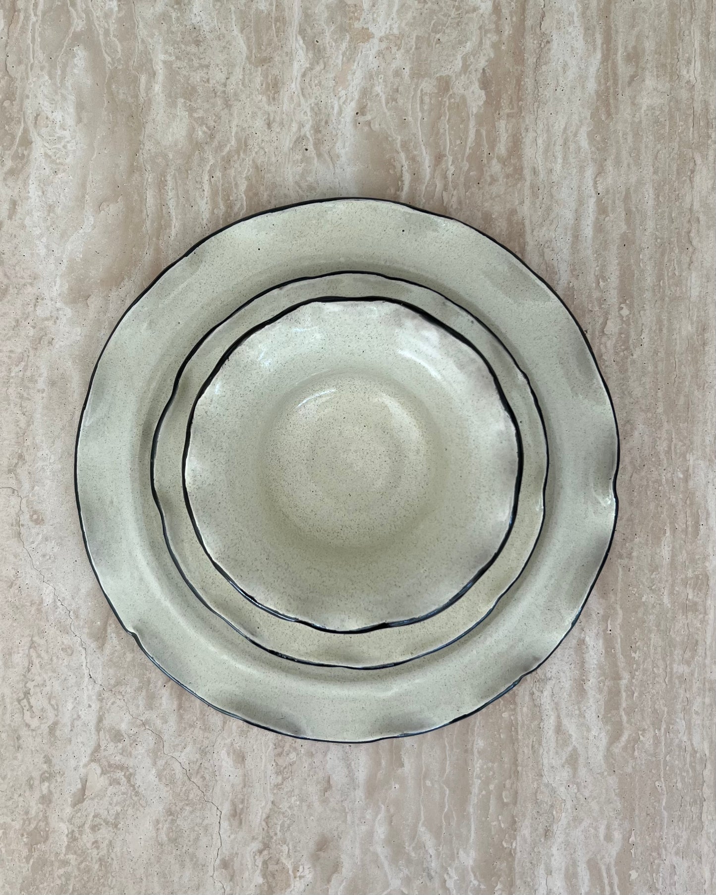 Scalloped Dining Set of 6